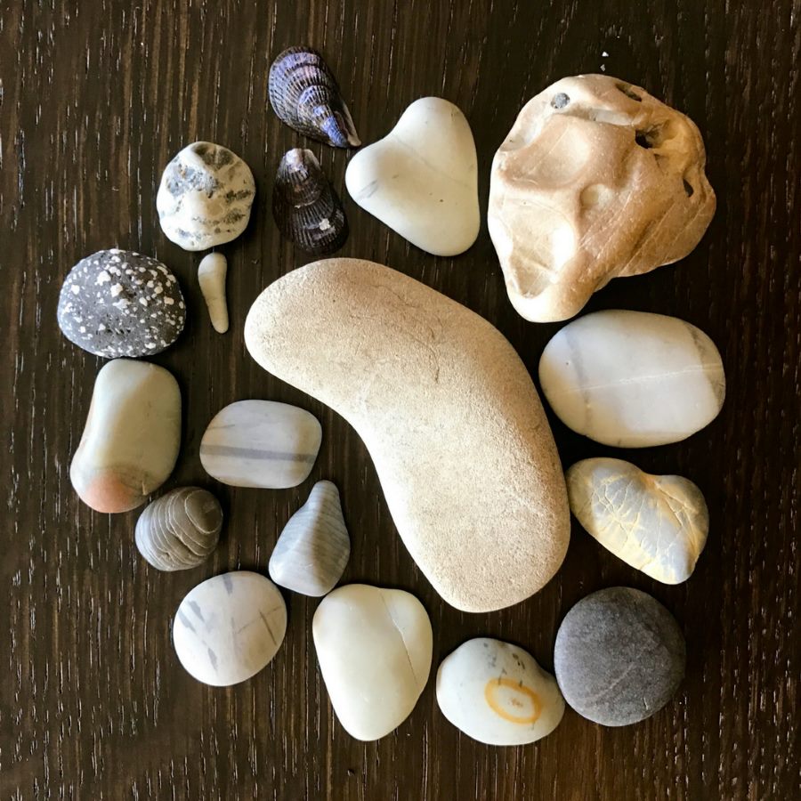 assortment of stones