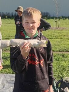 Ned Neal with his bug bag