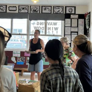 Ramona sharing how she uses the nature connection kit