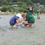 looking for tuangi after sieving sand