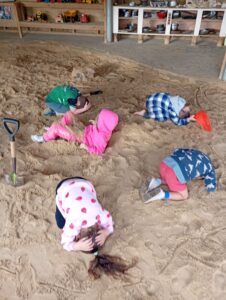 Practicing earthquake safety